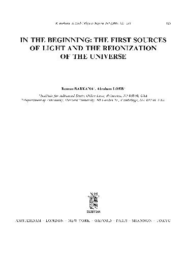 خرید و دانلود نسخه کامل کتاب The first sources of light and the reionization of the universe_68bc7633439a6.jpeg خرید و دانلود نسخه کامل کتاب The first sources of light and the reionization of the universe