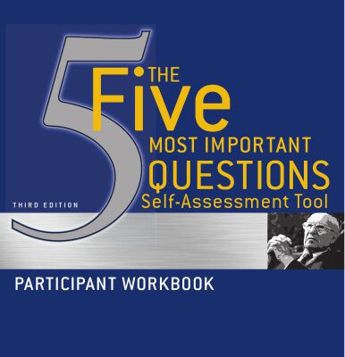 خرید و دانلود نسخه کامل کتاب The Five Most Important Questions Self Assessment Tool: Participant Workbook