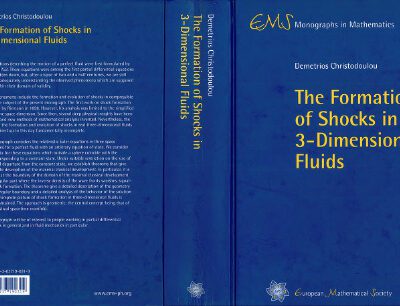 خرید و دانلود نسخه کامل کتاب The Formation of Shocks in 3-Dimensional Fluids