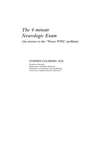 خرید و دانلود نسخه کامل کتاب The Four-Minute Neurologic Exam_68bb33db7b964.jpeg خرید و دانلود نسخه کامل کتاب The Four-Minute Neurologic Exam