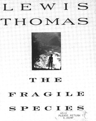 خرید و دانلود نسخه کامل کتاب The Fragile Species