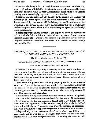خرید و دانلود نسخه کامل کتاب The Frequency Distribution on Apparent Magnitude of the Non-Magellanic O-Type Stars