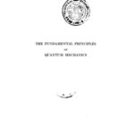 خرید و دانلود نسخه کامل کتاب The fundamental principles of quantum mechanics