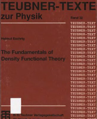خرید و دانلود نسخه کامل کتاب The Fundamentals of Density Functional Theory