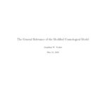 خرید و دانلود نسخه کامل کتاب The General Relevance of the Modified Cosmological Model
