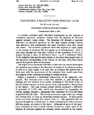 خرید و دانلود نسخه کامل کتاب The General X-Radiation from Mercury Vapor