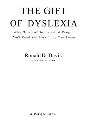 خرید و دانلود نسخه کامل کتاب The Gift of Dyslexia: Why Some of the Smartest People Can’t Read…  and How They Can Learn