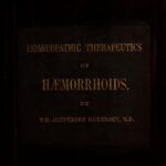 خرید و دانلود نسخه کامل کتاب The Homeopathic therapeutics of hemorrhoids