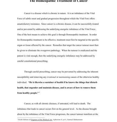 خرید و دانلود نسخه کامل کتاب The Homeopathic Treatment of Cancer