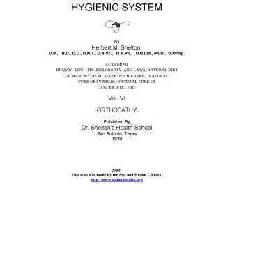 خرید و دانلود نسخه کامل کتاب The hygienic system.