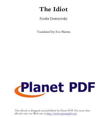خرید و دانلود نسخه کامل کتاب The Idiot (Vintage Classics)