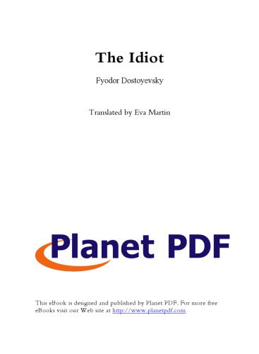 خرید و دانلود نسخه کامل کتاب The Idiot (Vintage Classics)_68d061dd6a225.jpeg خرید و دانلود نسخه کامل کتاب The Idiot (Vintage Classics)