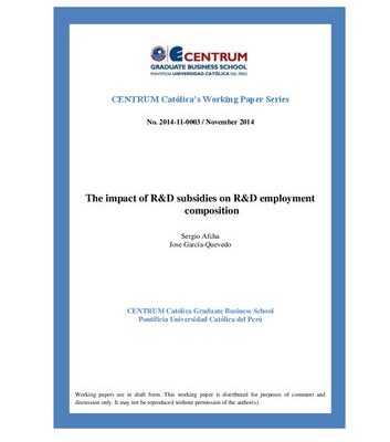 خرید و دانلود نسخه کامل کتاب The impact of R&D subsidies on R&D employment composition