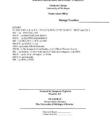 خرید و دانلود نسخه کامل کتاب The integrals of mechanics