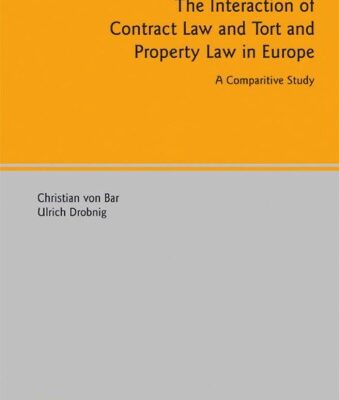 خرید و دانلود نسخه کامل کتاب The Interaction of Contract Law And Tort And Property Law in Europe: A Comparative Study