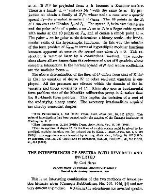 خرید و دانلود نسخه کامل کتاب The Interferences of Spectra Both Reversed and Inverted