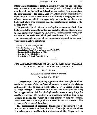 خرید و دانلود نسخه کامل کتاب The Interferometry of Rapid Vibrations Chiefly in Relation to Telephone Currents