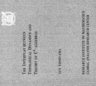 خرید و دانلود نسخه کامل کتاب The interplay between topological dynamics and theory of C*-algebras