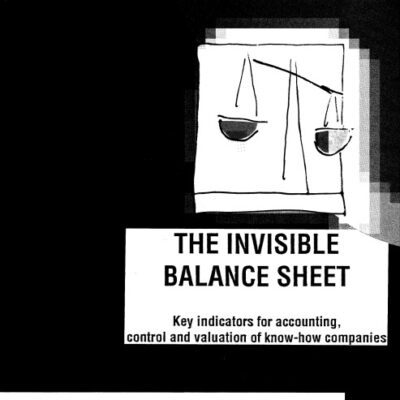 خرید و دانلود نسخه کامل کتاب THE INVISIBLE BALANCE SHEET: Key indicators for accounting, control and valuation of know-how companies