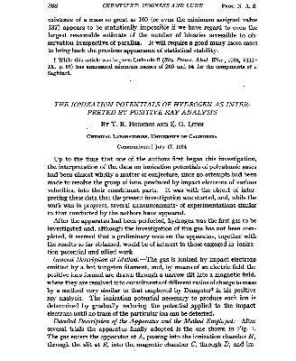 خرید و دانلود نسخه کامل کتاب The Ionization Potentials of Hydrogen as Interpreted by Positive Ray Analysis