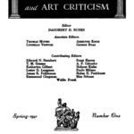خرید و دانلود نسخه کامل کتاب The Journal of Aesthetics and Art Criticism Vol. 1, No. 1 (Spring, 1941)