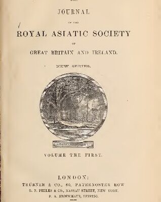 خرید و دانلود نسخه کامل کتاب The Journal of the Royal Asiatic Society of Great Britain and Ireland; New Series