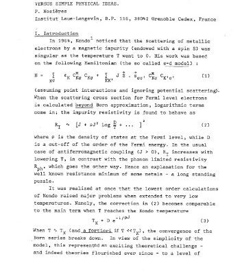 خرید و دانلود نسخه کامل کتاب The Kondo Problem: Fancy mathematical techniques versus simple physical ideas