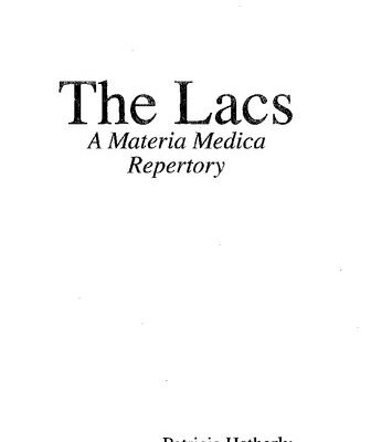 خرید و دانلود نسخه کامل کتاب The Lacs a Materia Medica & Repertory