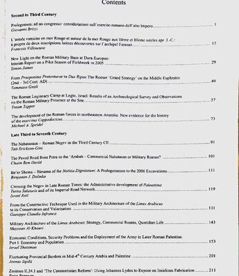 خرید و دانلود نسخه کامل کتاب The late Roman Army in the near east from Diocletian to the Arab Conquest. Proceedings of a colloquium held at Potenza, Acerenza and Matera, Italy (May 2005)