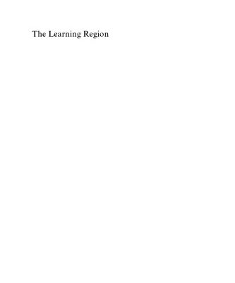 خرید و دانلود نسخه کامل کتاب The Learning Region: Foundations, State of the Art, Future