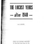 خرید و دانلود نسخه کامل کتاب The Locust Years After 1940