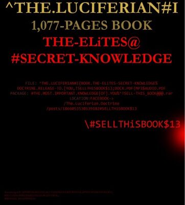 خرید و دانلود نسخه کامل کتاب The Luciferian #I (The Elites Secret Knowledge [of Power, Money & Control {1077pgs