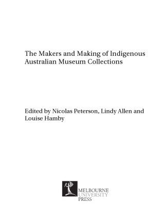 خرید و دانلود نسخه کامل کتاب The makers and making of indigenous Australian museum collections