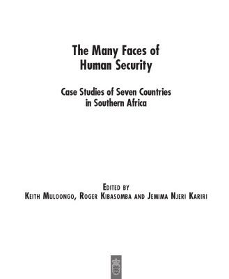 خرید و دانلود نسخه کامل کتاب The Many Faces of Human Security: Case Studies of Seven Countries in Southern Africa