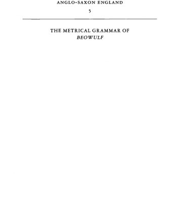 خرید و دانلود نسخه کامل کتاب The Metrical Grammar of Beowulf
