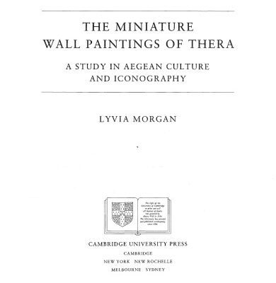 خرید و دانلود نسخه کامل کتاب The Miniature Wall Paintings of Thera: A Study in Aegean Culture and Iconography
