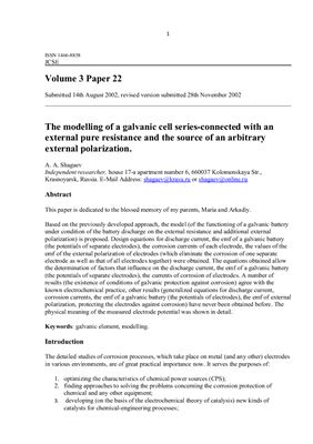 خرید و دانلود نسخه کامل کتاب The modelling of a galvanic cell series-connected with an external pure resistance and the source of an arbitrary external polarization_68d0f09379ccd.jpeg خرید و دانلود نسخه کامل کتاب The modelling of a galvanic cell series-connected with an external pure resistance and the source of an arbitrary external polarization