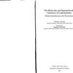 خرید و دانلود نسخه کامل کتاب The Molecular and Supramolecular Chemistry of Carbohydrates: Chemical Introduction to the Glycosciences