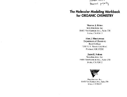 خرید و دانلود نسخه کامل کتاب The molecular modeling workbook for organic chemistry_68d38f8f9610a.jpeg خرید و دانلود نسخه کامل کتاب The molecular modeling workbook for organic chemistry