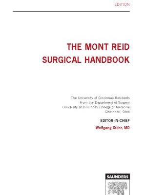 خرید و دانلود نسخه کامل کتاب The Mont Reid Surgical Handbook