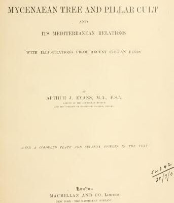 خرید و دانلود نسخه کامل کتاب The Mycenaean tree and pillar cult, and its Mediterranean relations, with illustrations from recent Cretan finds – 1901