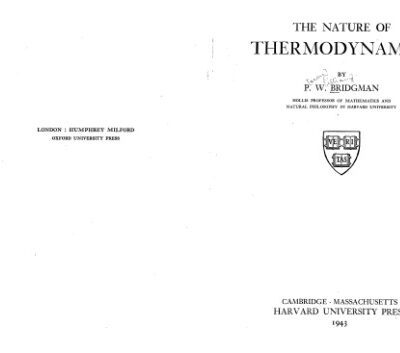 خرید و دانلود نسخه کامل کتاب The Nature of Thermodynamics