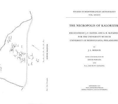 خرید و دانلود نسخه کامل کتاب The Necropolis of Kaloriziki: Excavated by J. F. Daniel and G. H. McFadden for the University Museum, University of Pennsylvania, Philadelphia