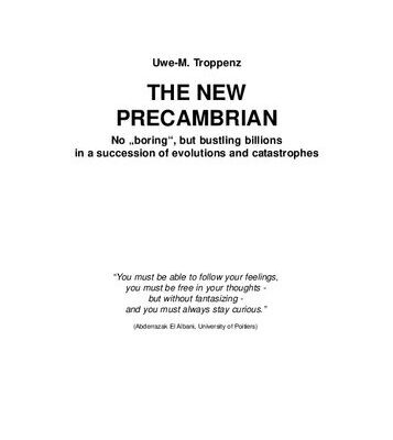 خرید و دانلود نسخه کامل کتاب The New Precambrian