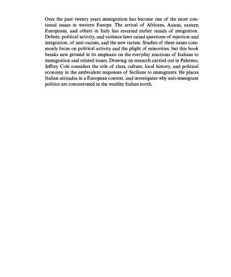 خرید و دانلود نسخه کامل کتاب The New Racism in Europe: A Sicilian Ethnography