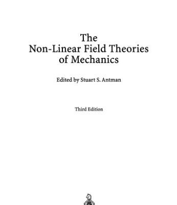 خرید و دانلود نسخه کامل کتاب The non-linear field theories of mechanics