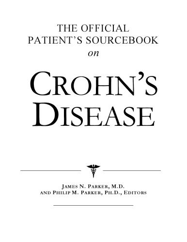 خرید و دانلود نسخه کامل کتاب The Official Patient’s Sourcebook on Crohn’s Disease_68b98f752f707.jpeg خرید و دانلود نسخه کامل کتاب The Official Patient’s Sourcebook on Crohn’s Disease