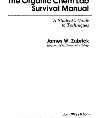 خرید و دانلود نسخه کامل کتاب The organic chem lab. Survival manual