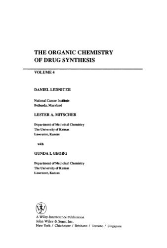 خرید و دانلود نسخه کامل کتاب The Organic Chemistry of Drug Synthesis, vol.4_68d38904c33bf.jpeg خرید و دانلود نسخه کامل کتاب The Organic Chemistry of Drug Synthesis, vol.4