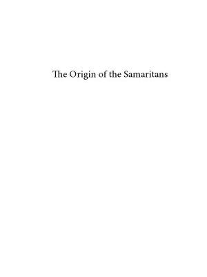 خرید و دانلود نسخه کامل کتاب The Origin of the Samaritans